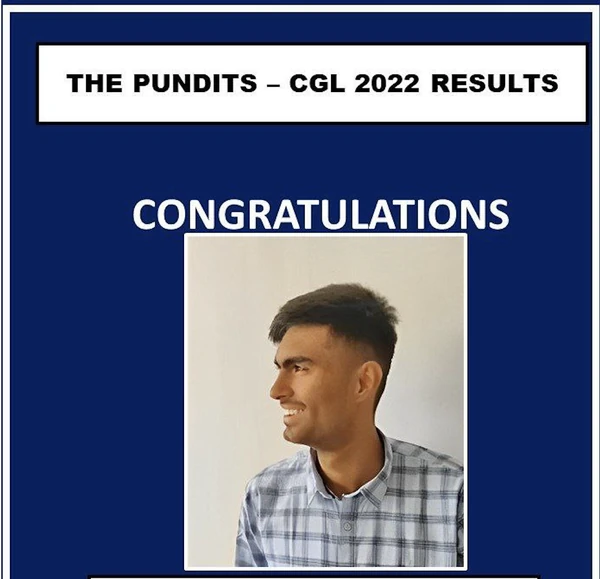 Mohit Choudhary — AIR 1, SSC CGL 2022