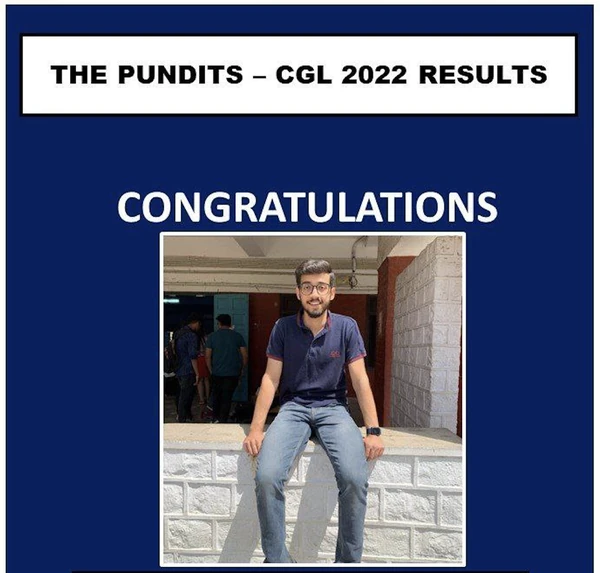Ankush Gaba — AIR 15, SSC CGL 2022